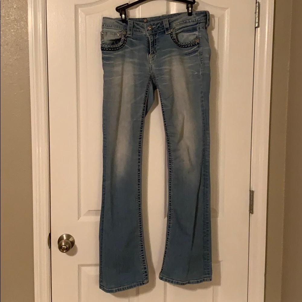 Miss Me Light Wash Boot Cut Jeans